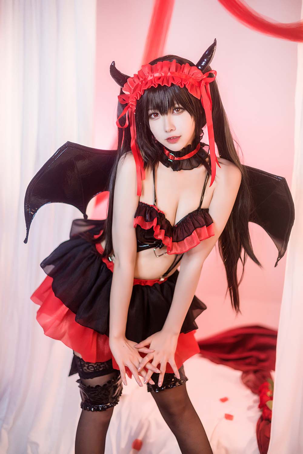 Momoko葵葵 – 时崎狂三小恶魔 Cosplay-第1张
