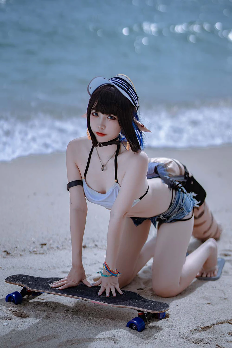 二佐Nisa – 方舟 森蚺泳装 Cosplay-第2张