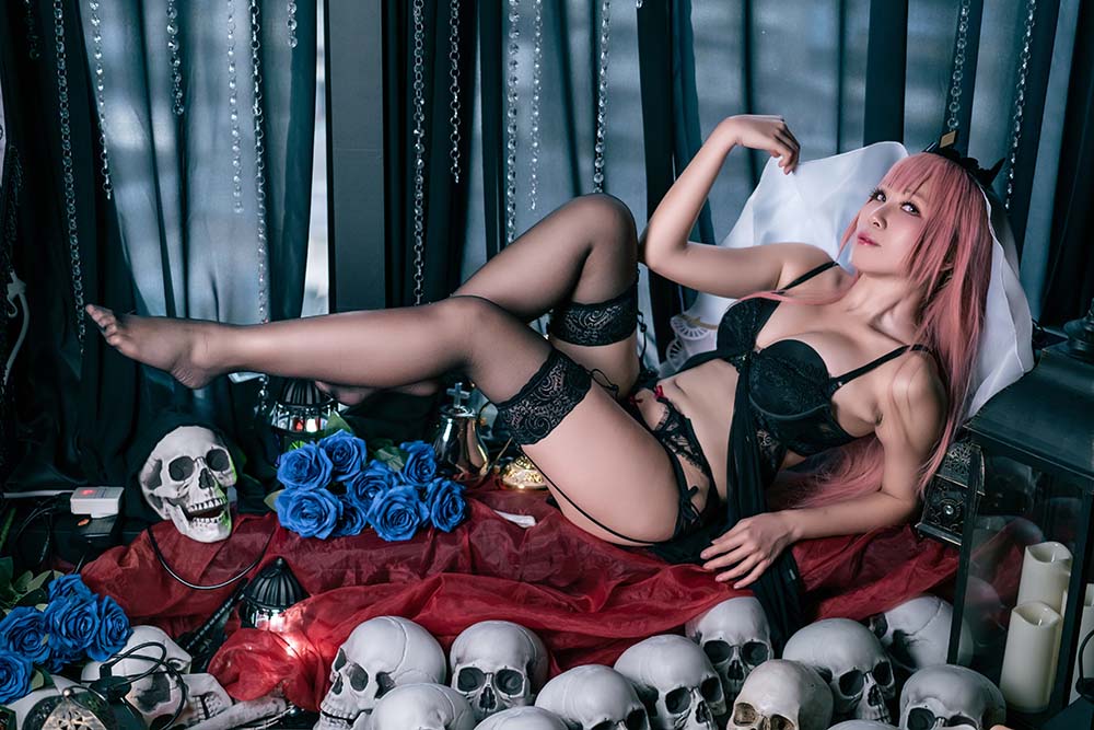 小琪-Aki – Mori Calliope Underwear Cosplay-第2张