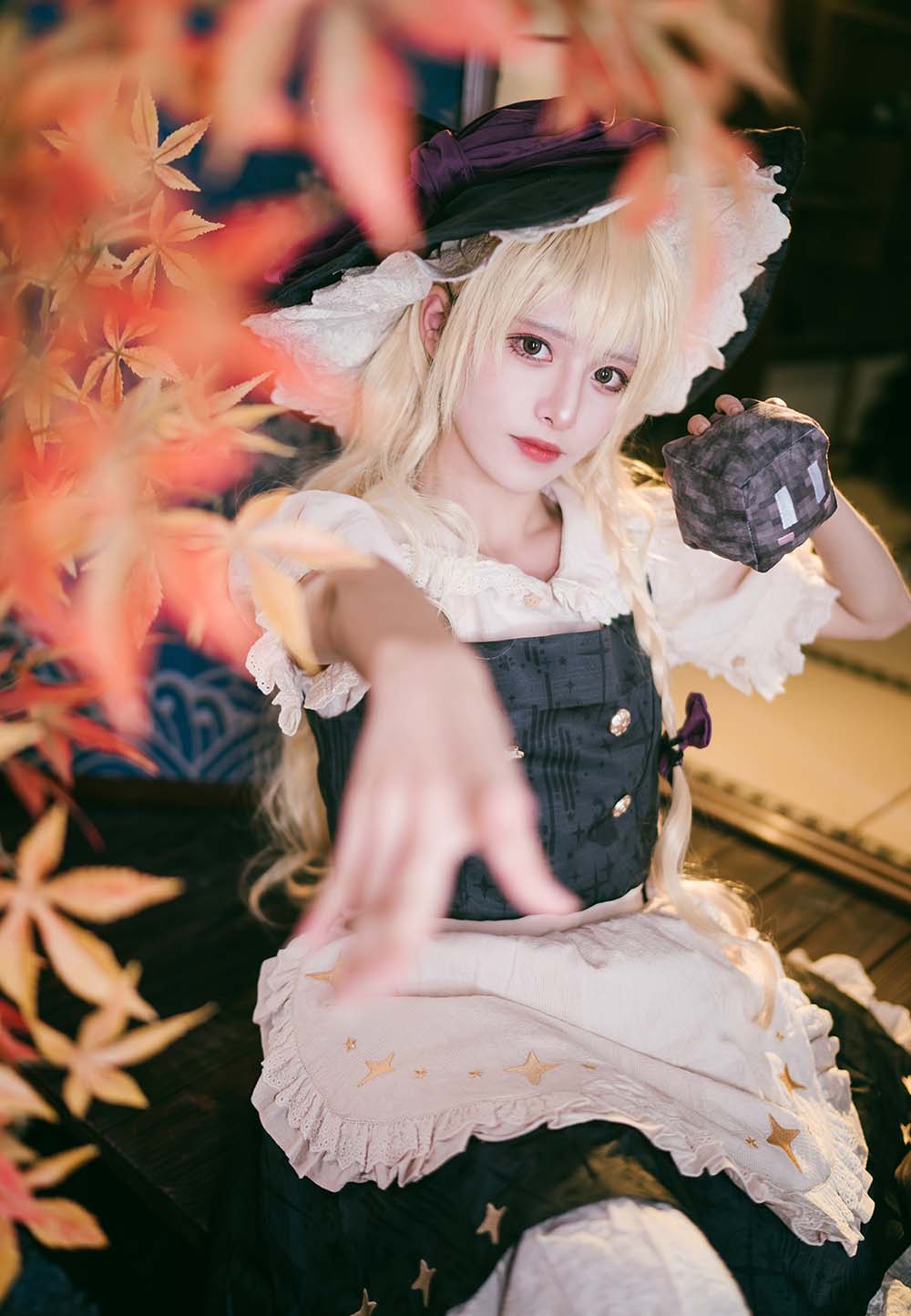 腥味猫罐 & 渡边芥子 – 魔理沙 青灵梦 Cosplay-第1张