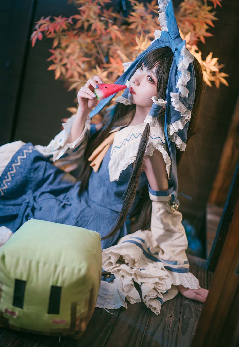 腥味猫罐 & 渡边芥子 – 魔理沙 青灵梦 Cosplay-第2张