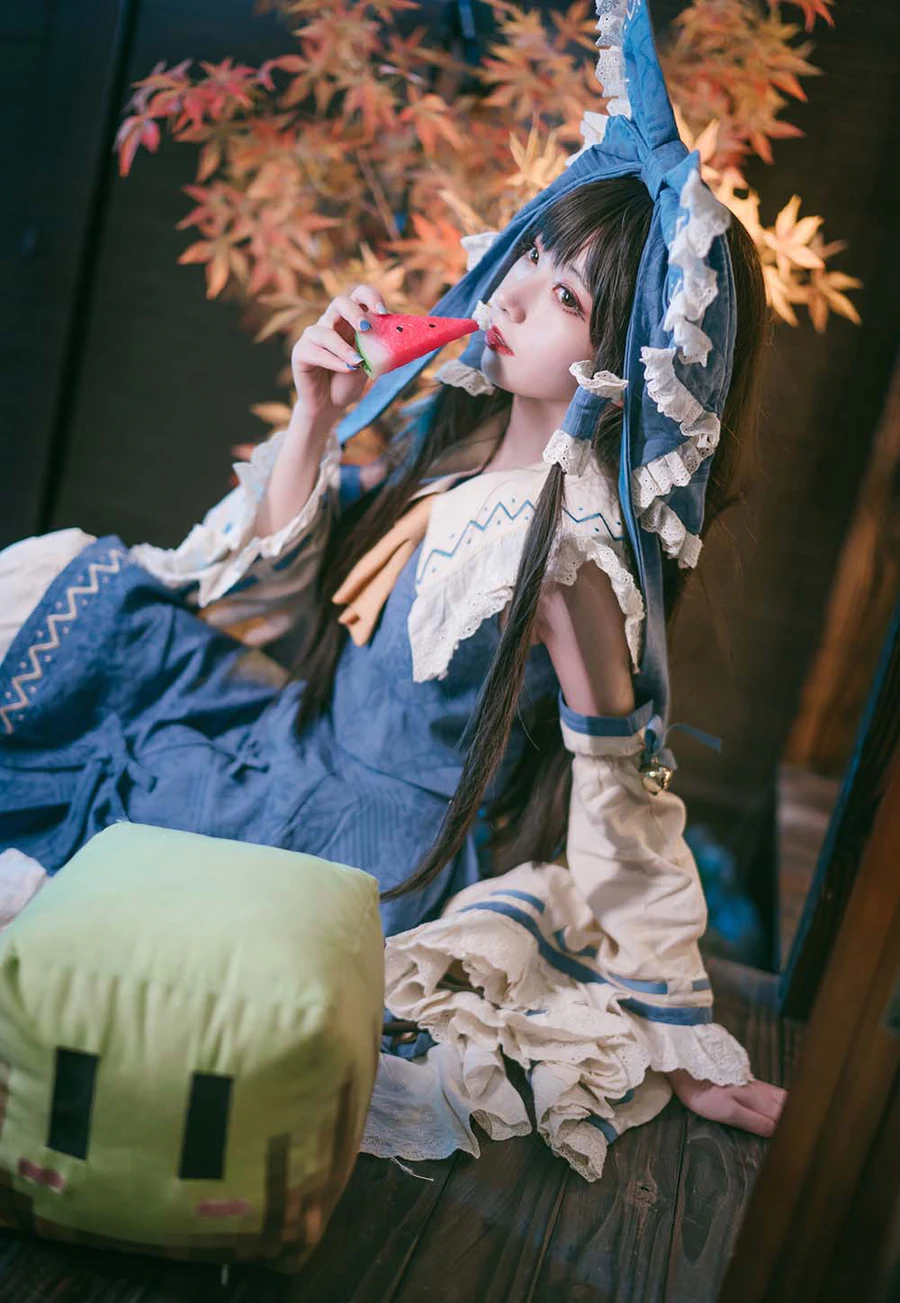 腥味猫罐 & 渡边芥子 – 魔理沙 青灵梦 Cosplay-第2张