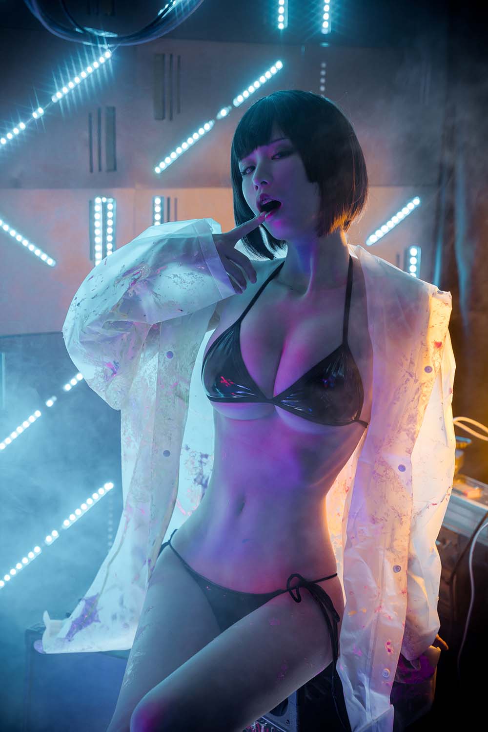 爱老师_PhD – 涂料雨衣 Cosplay-第2张