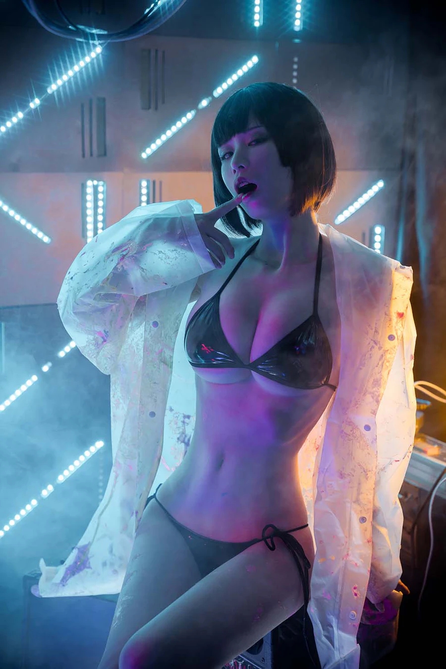 爱老师_PhD – 涂料雨衣 Cosplay-第2张