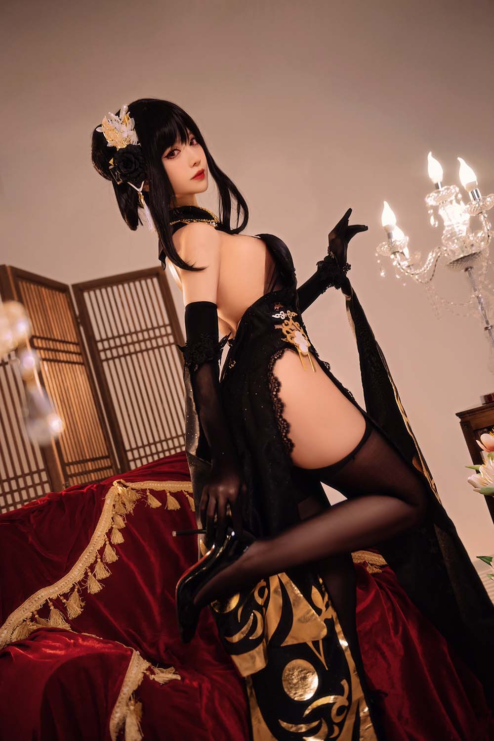 Shika小鹿鹿 – 碧蓝航线 镇海 Cosplay-第1张