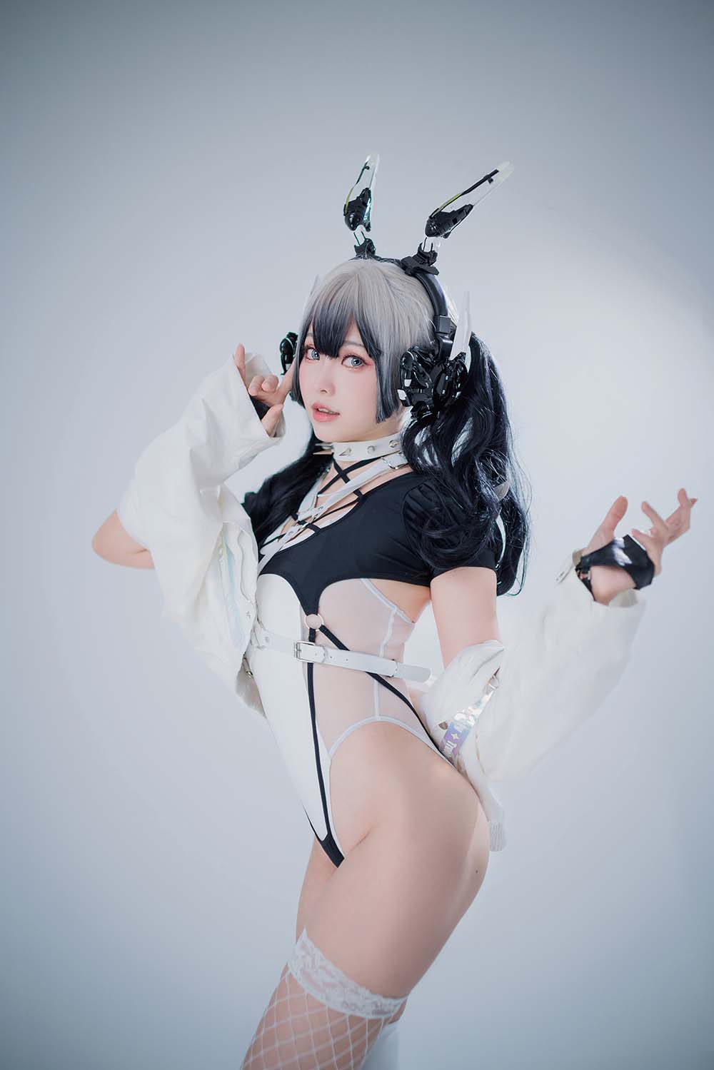 Ely_eee(ElyEE子) – CyberGirl Blanche Cosplay-第2张