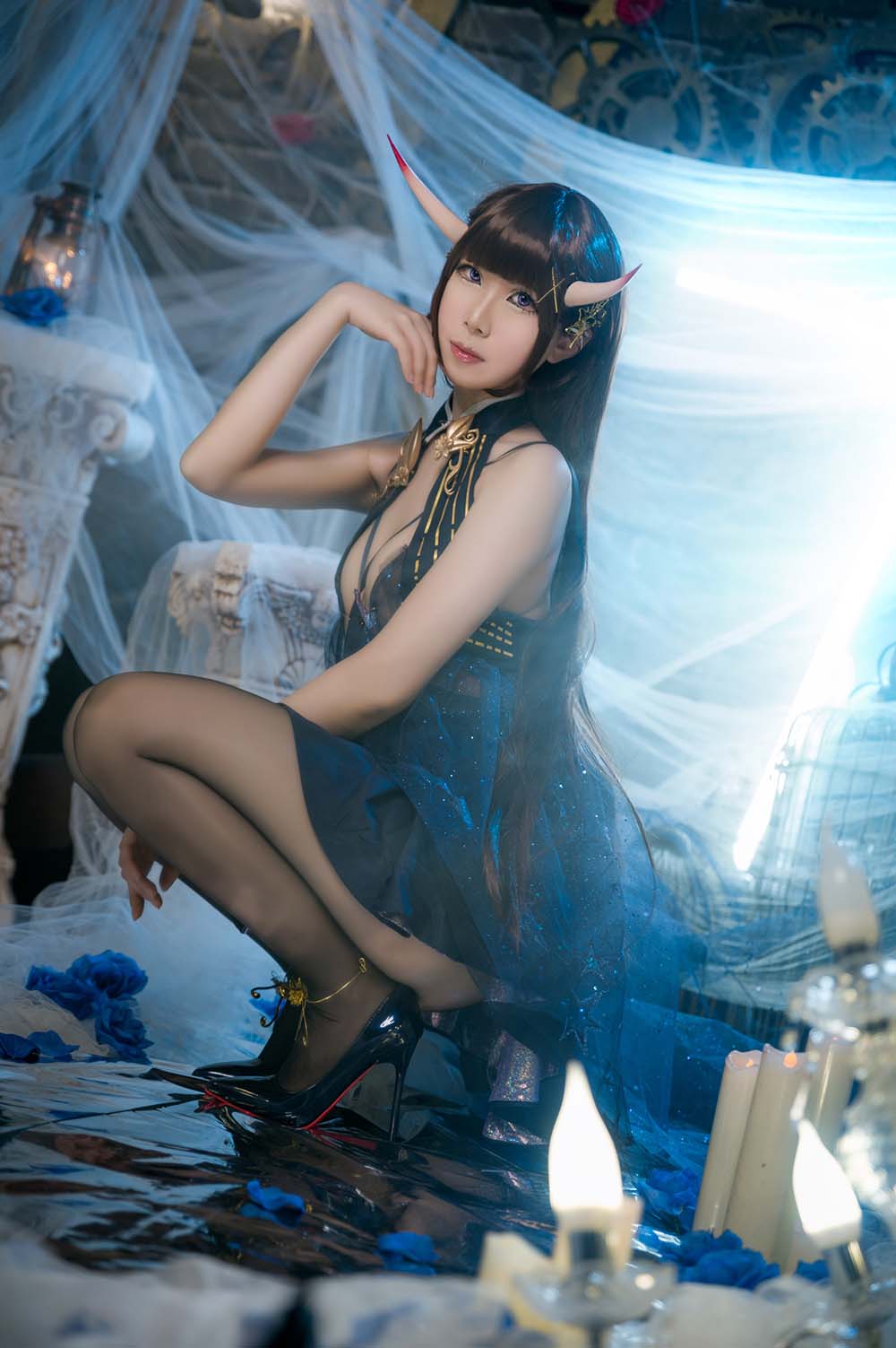 大米米球 – 礼服能代 Cosplay-第1张