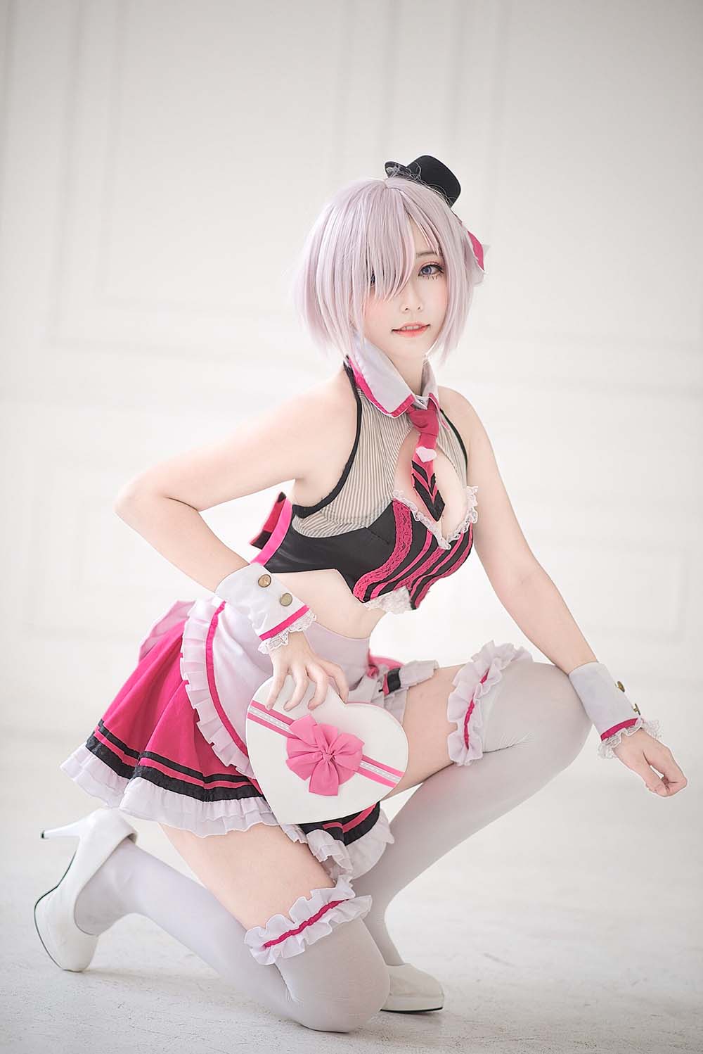 菌烨tako – 玛修情人节女仆 Cosplay-第1张