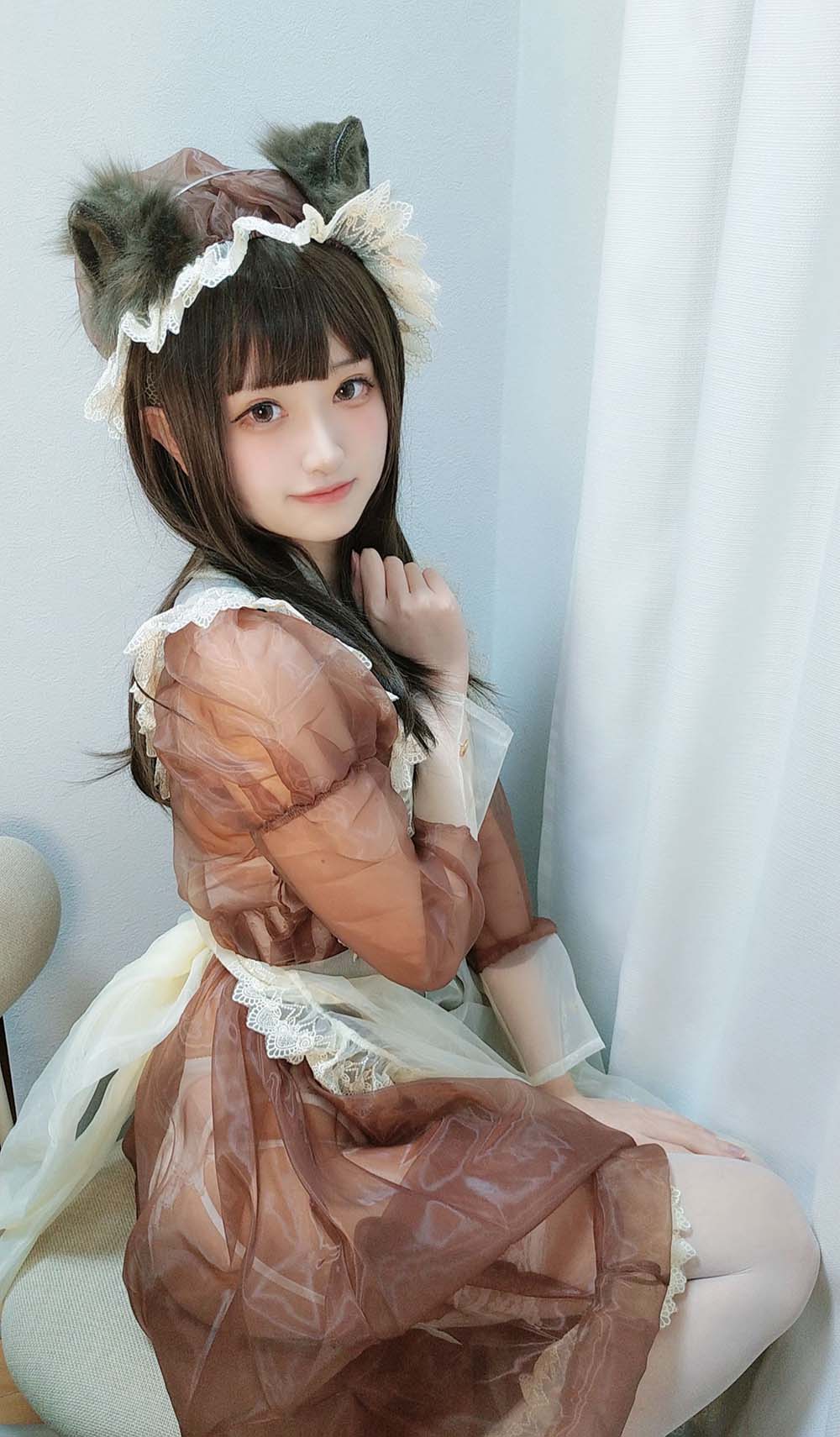 千阳(ちよ) – 长裙仆 Cosplay-第2张