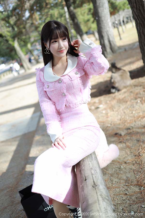 [MFStar模范学院]MF20200302VOL0278 2020.03.02 VOL.278 粉色服饰 朱可儿Flower MFStar模范学院-第1张