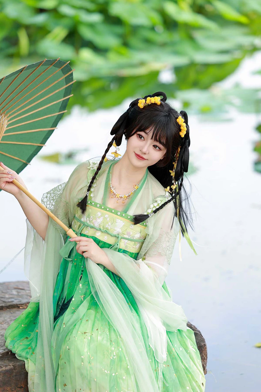 [YITUYU艺图语]2024.09.14 荷塘少女 不可爱的禾禾喵 YITUYU艺图语-第1张