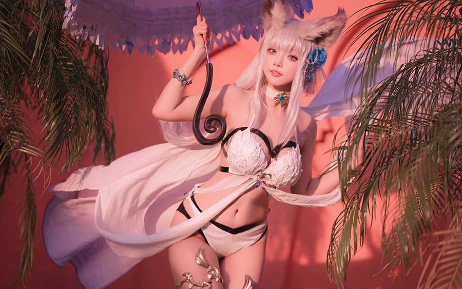 黑龙贯通 – 水着可露瓦 Cosplay-第1张