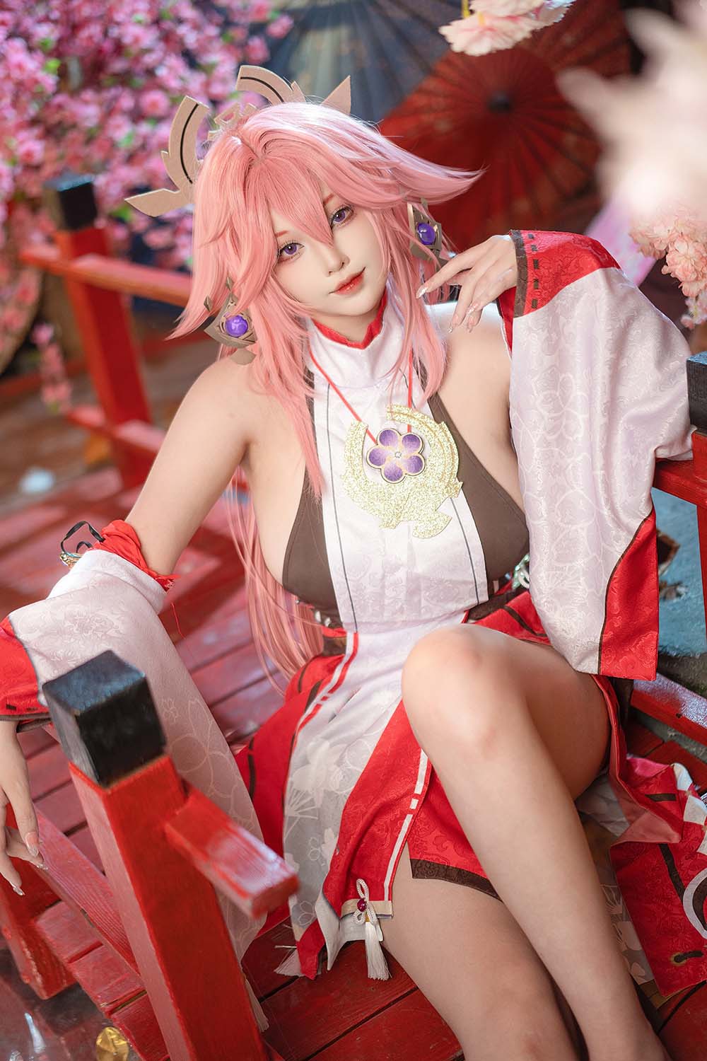 菌烨tako – 八重神子 Cosplay-第1张
