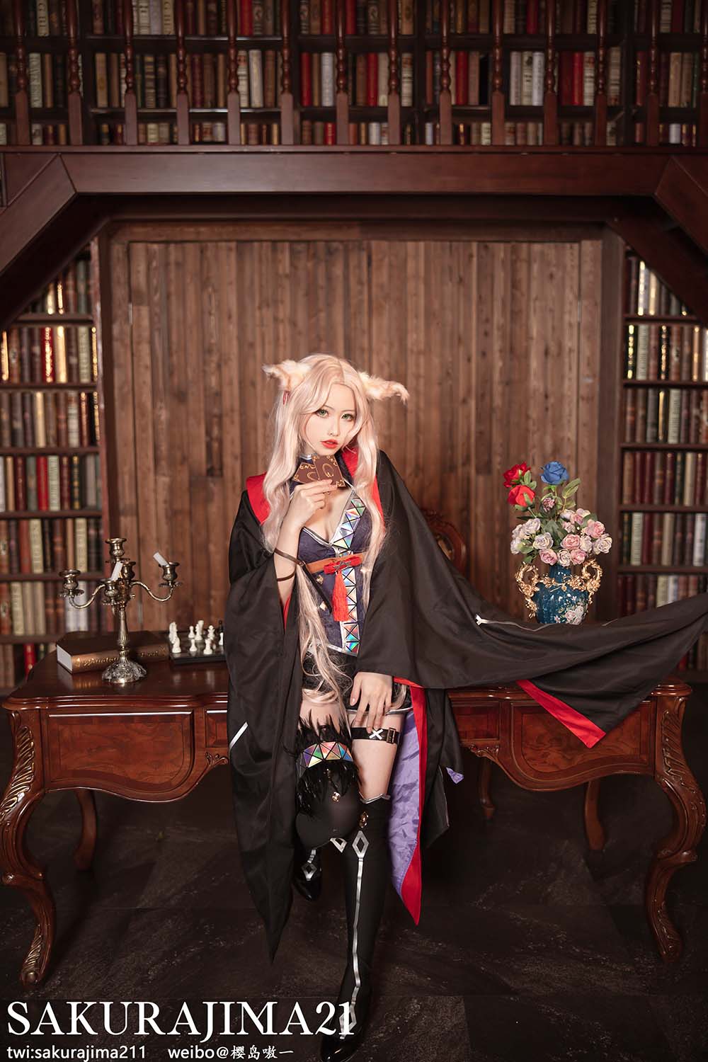 樱岛嗷一 – 明日方舟 远山 Cosplay-第2张