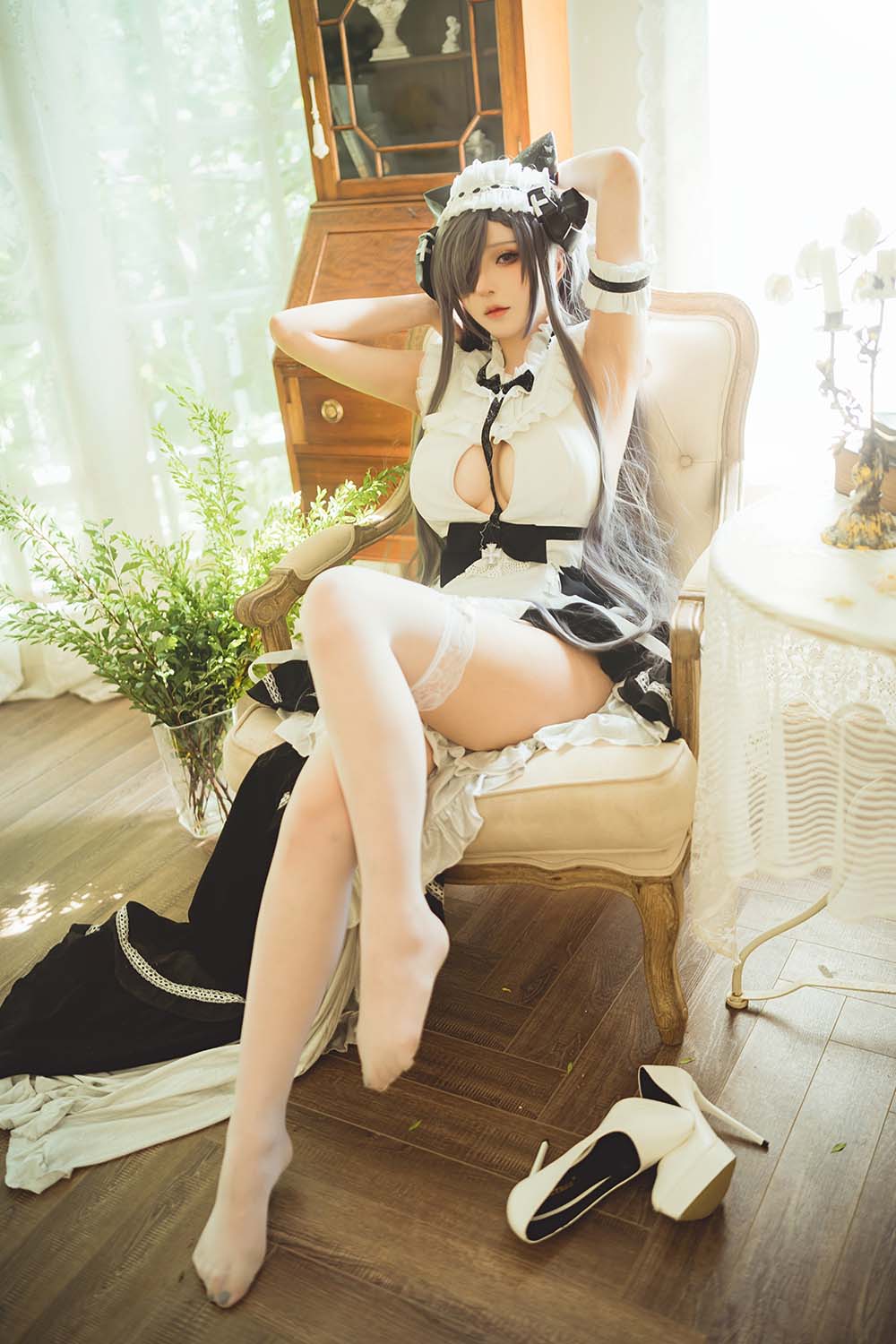 菌烨tako – 奥古斯都女仆 Cosplay-第2张