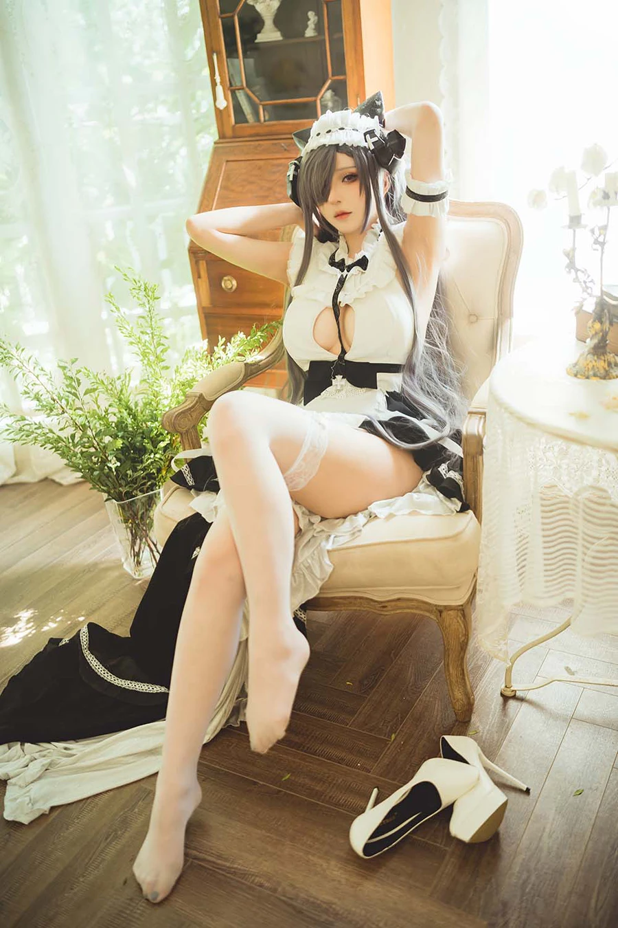 菌烨tako – 奥古斯都女仆 Cosplay-第2张