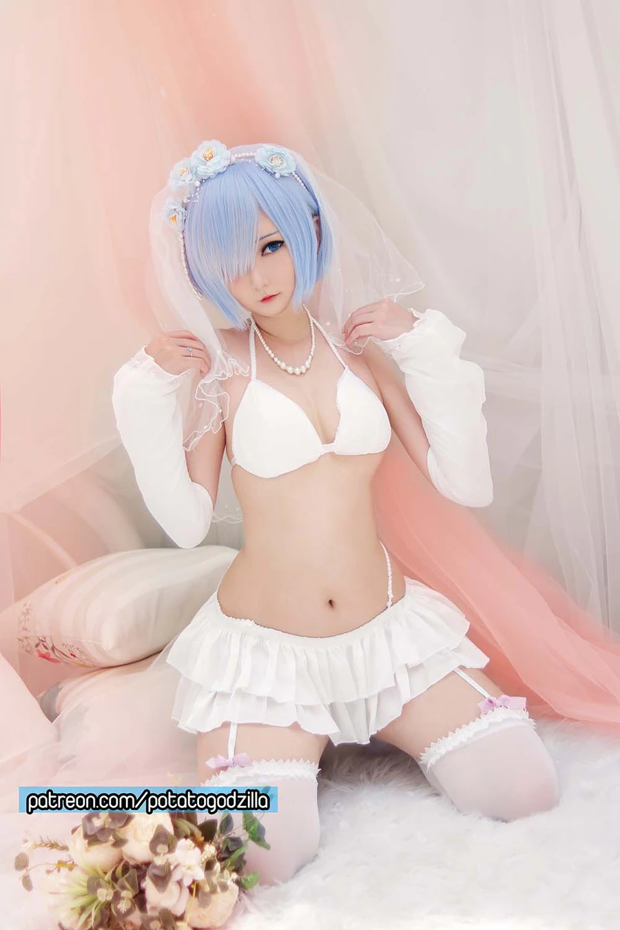Potato Godzilla – Bride Rem Cosplay-第1张
