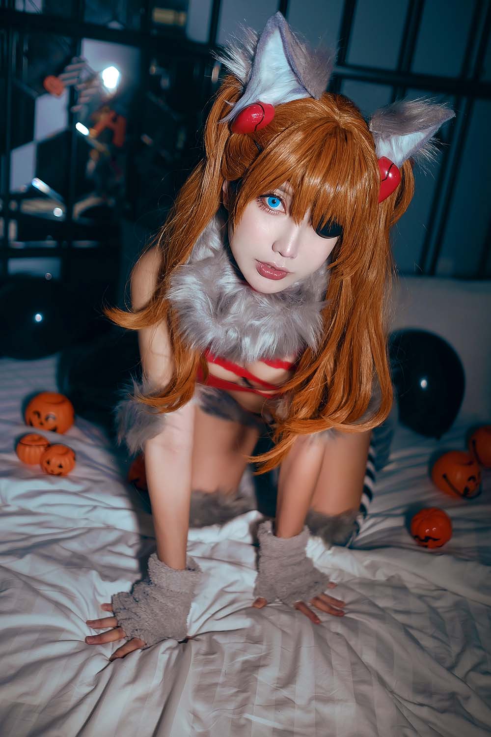MingTao 明桃 – Asuka Werewolf Cosplay-第2张