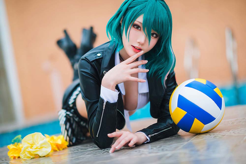 瓜希酱 – DOA X VV-环-狂风Ver Cosplay-第1张