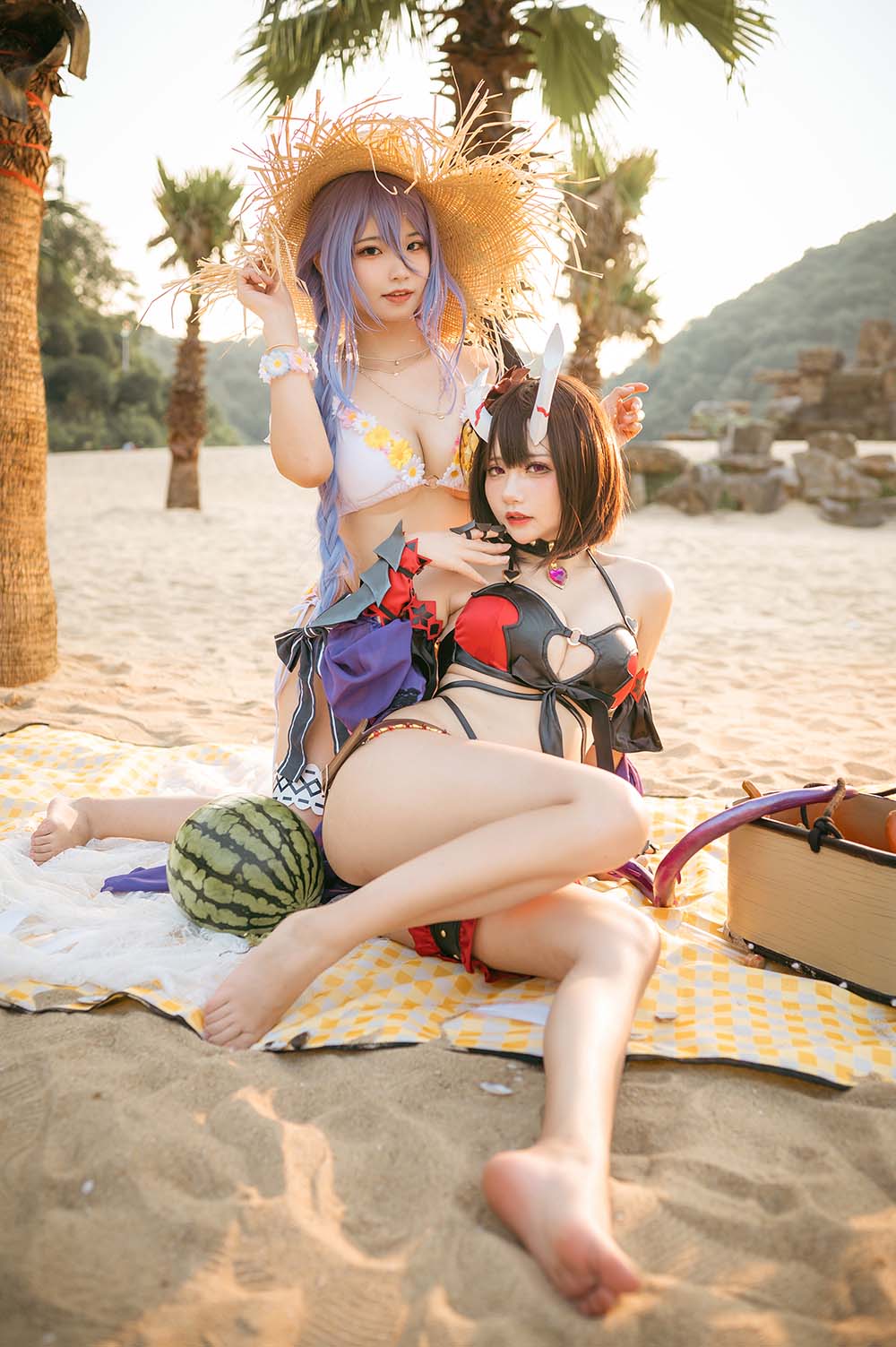 是一只熊仔吗 & 伊喵君Nya – 公主连结 静流x惠理子 Cosplay-第2张