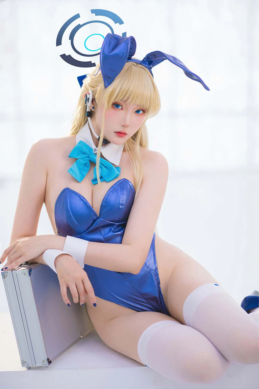 瓜希酱 – 飞鸟马时兔女郎 Cosplay-第1张