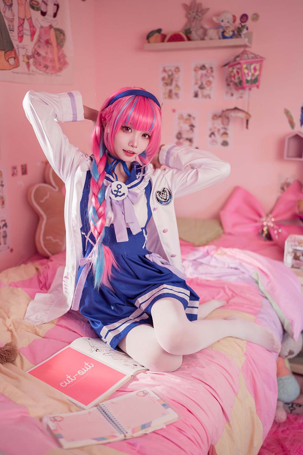 艾西aiwest – 湊阿库娅 私服 Cosplay-第2张