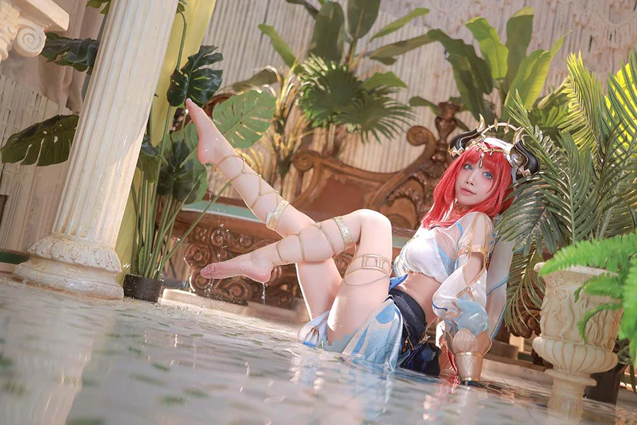 水淼aqua – 原神 妮露 Cosplay-第2张