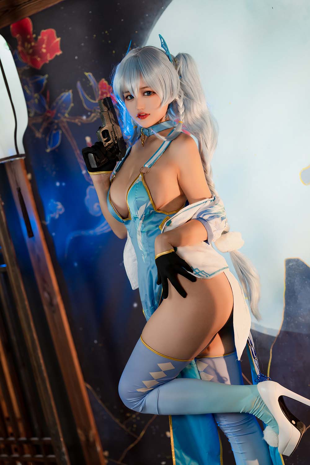 小仓千代w – pa15旗袍 Cosplay-第1张