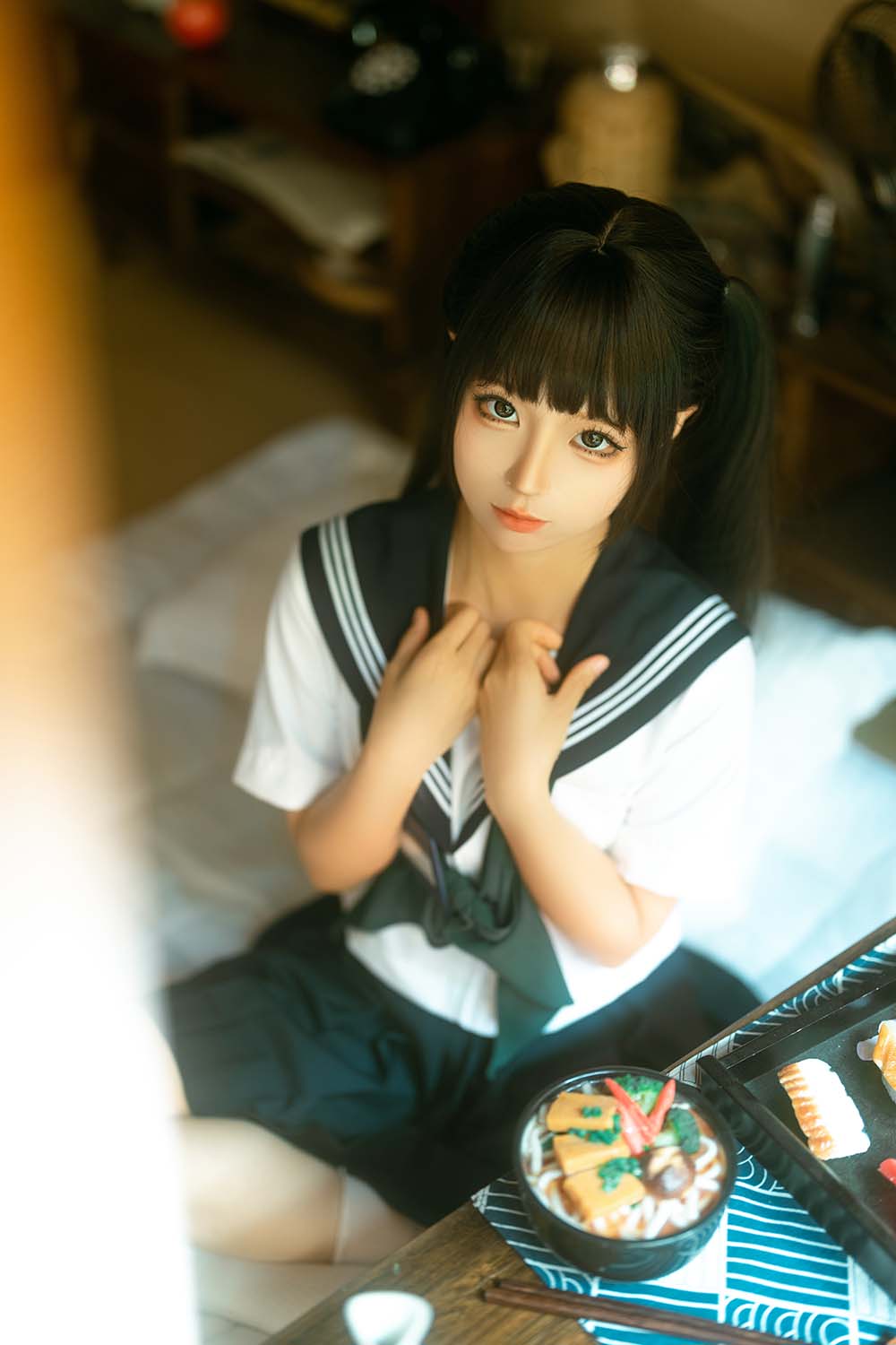 蠢沫沫 – 居家学妹 Cosplay-第1张