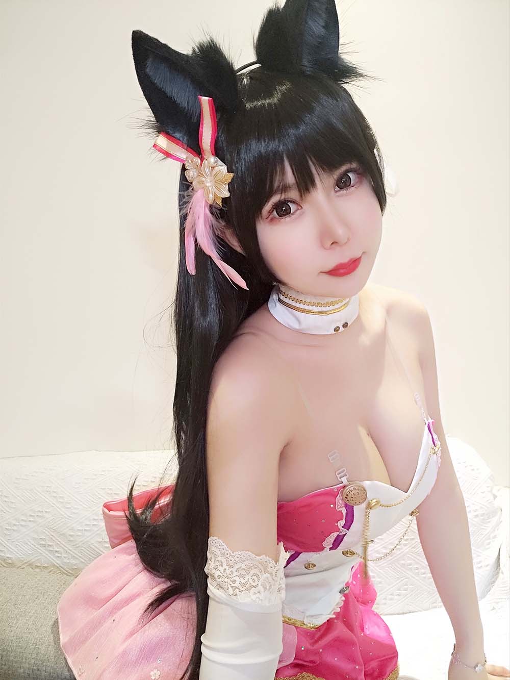 亚马逊鲶鱼 – 爱宕 打歌服 Cosplay-第1张