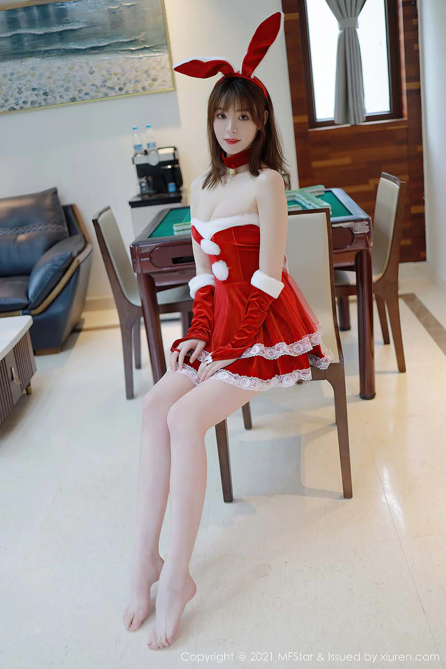 [MFStar模范学院]2021.01.13 VOL.438 yoo优优 MFStar模范学院-第1张