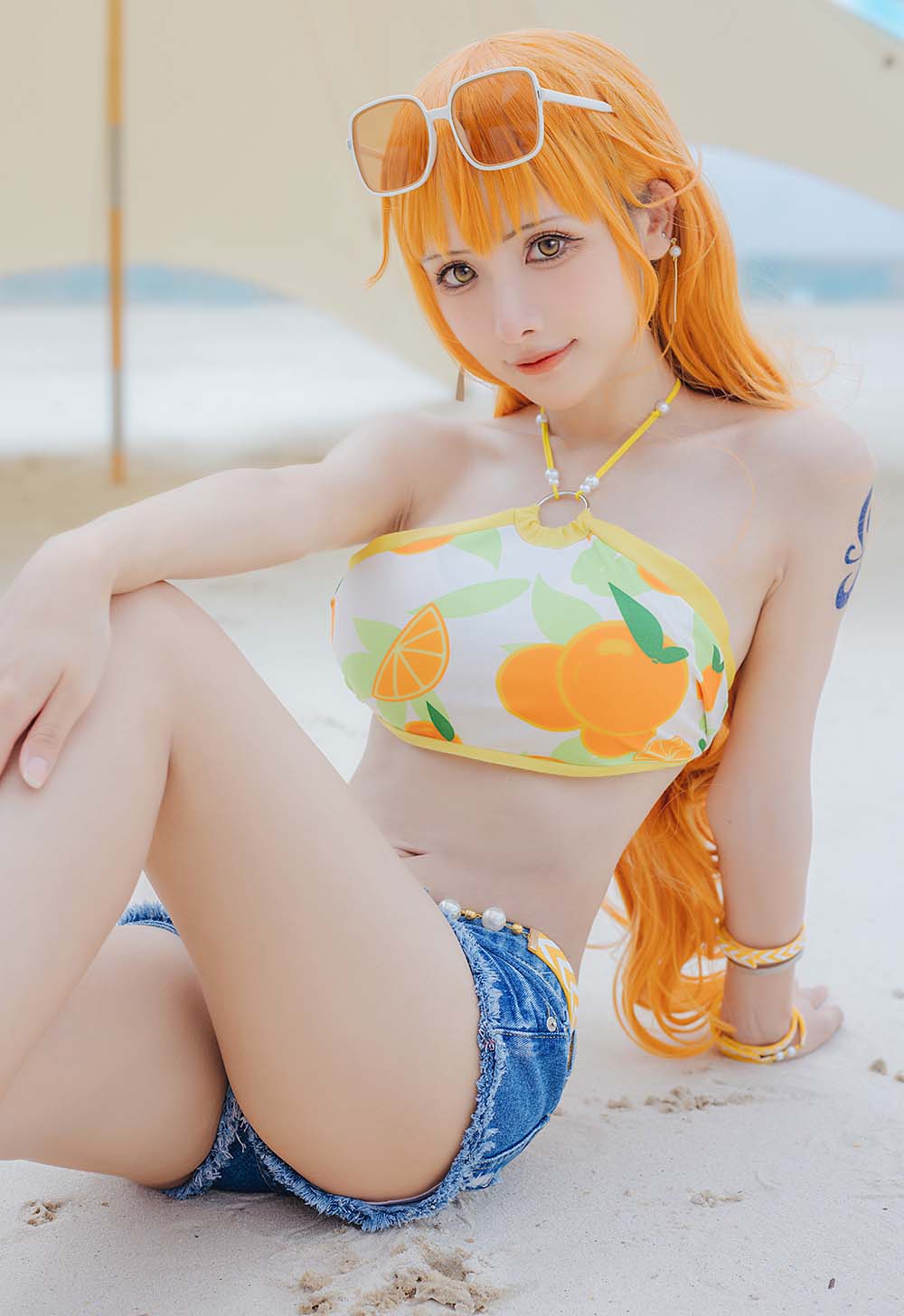 紫氯氯 – 海贼王 娜美cos Cosplay-第1张