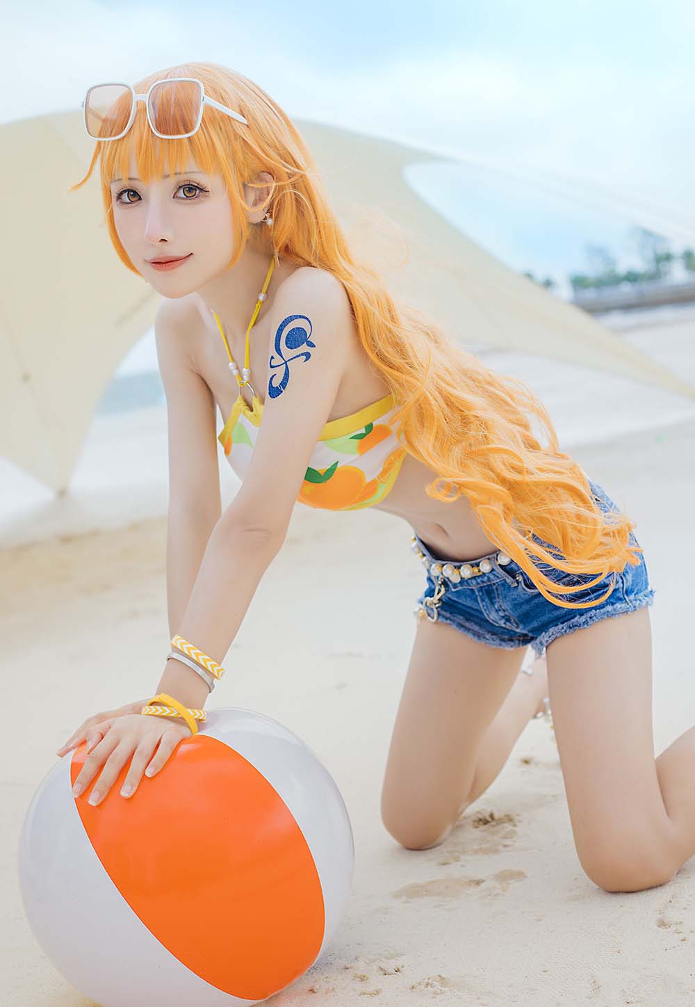 紫氯氯 – 海贼王 娜美cos Cosplay-第2张