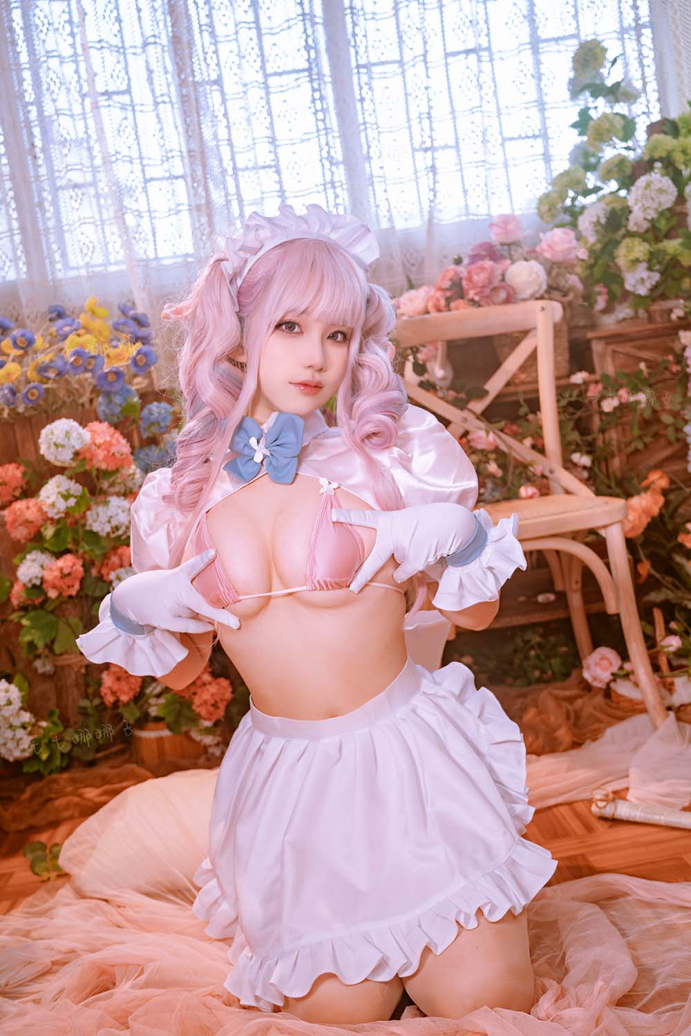 七七娜娜子 – 普利茅斯女仆 Cosplay-第1张