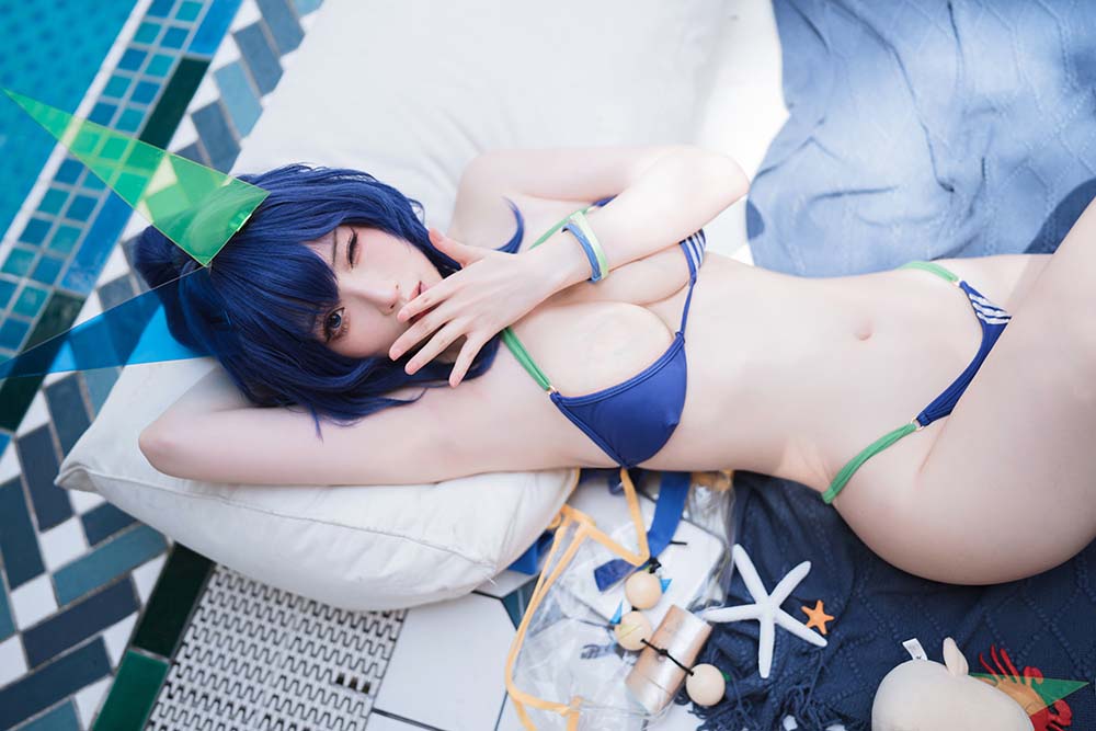 rioko凉凉子(肉扣热热子) – 碧蓝航线 花园 Cosplay-第2张