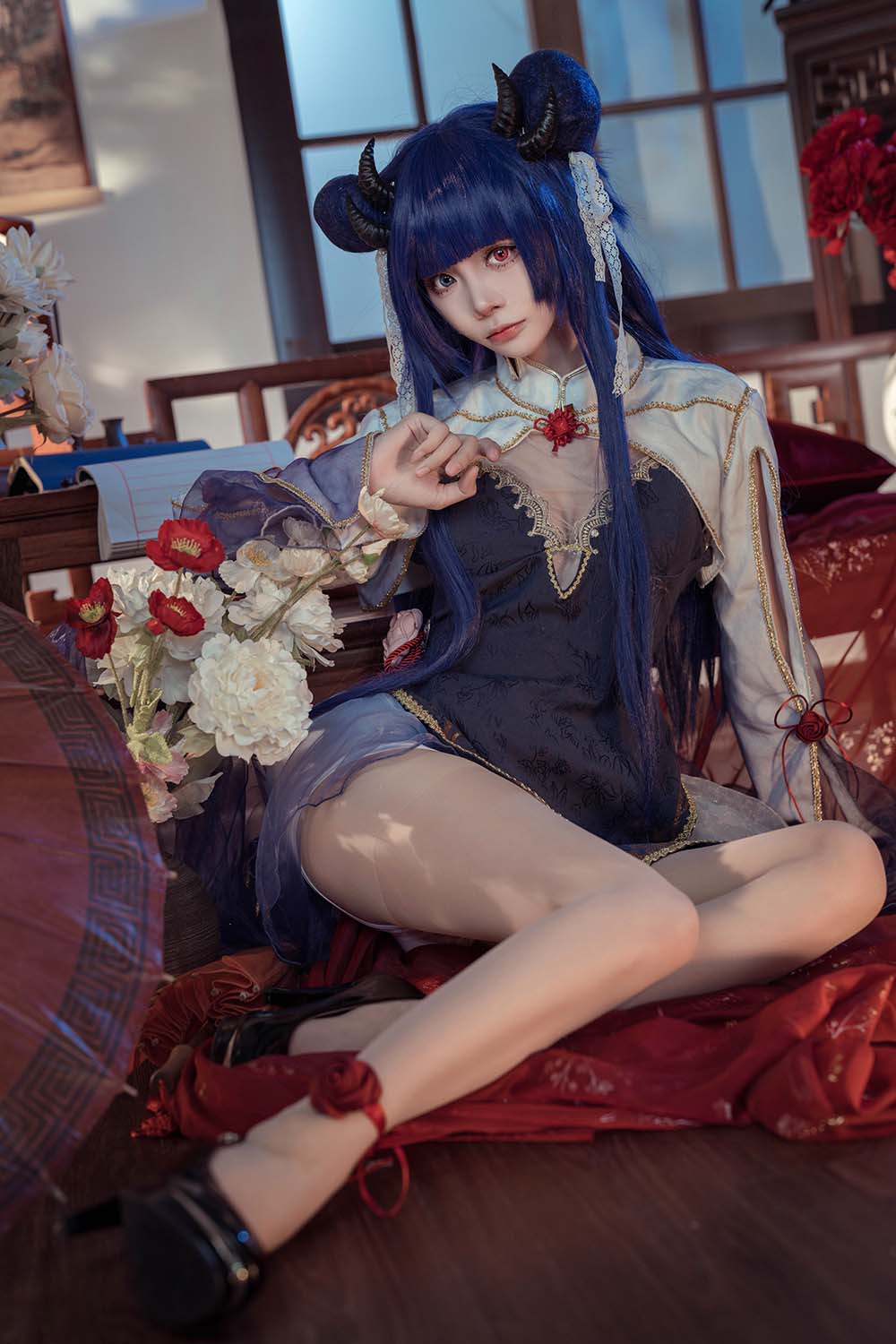 艾西aiwest – 碧蓝航线 伊吹 新年旗袍 Cosplay-第2张