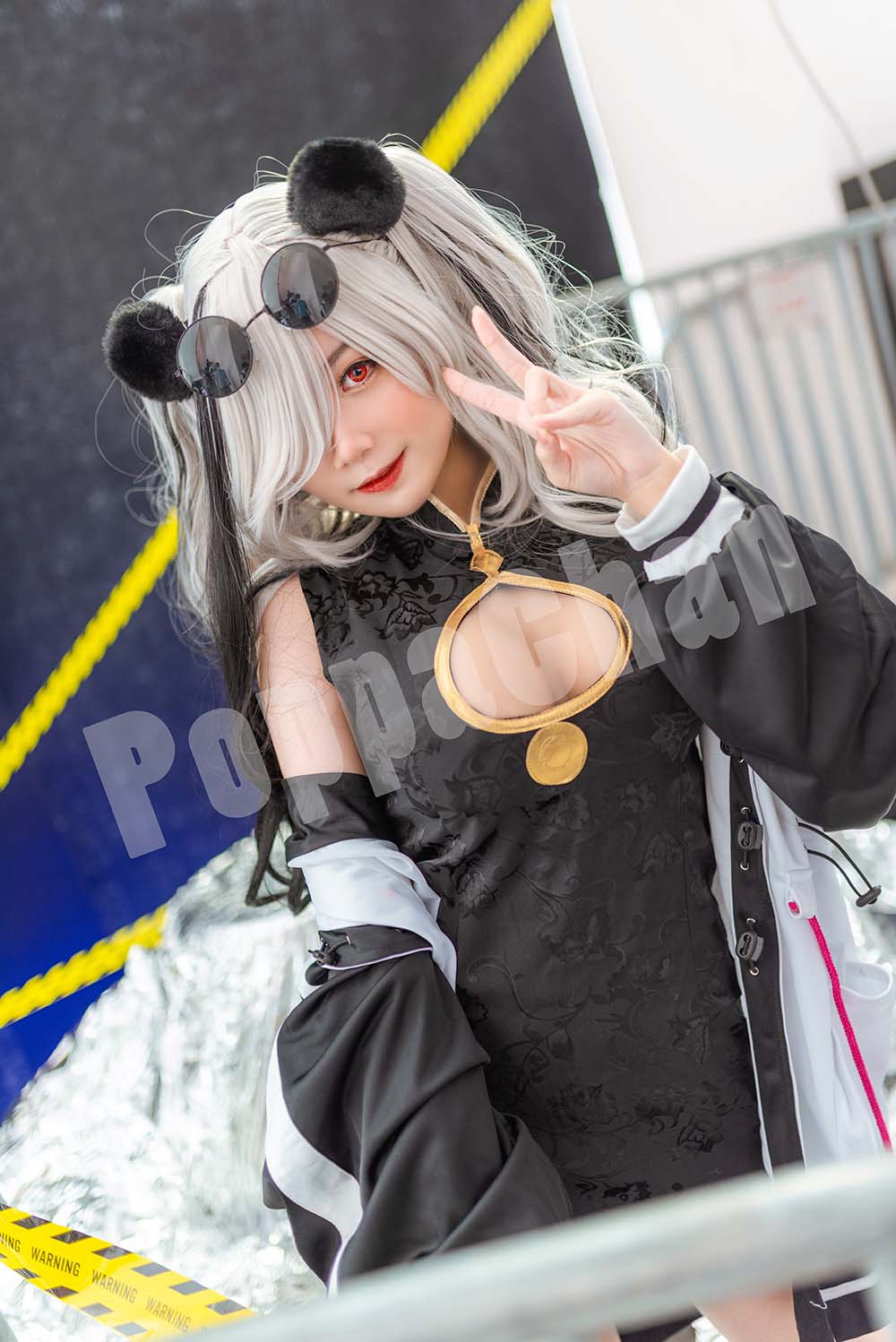 PoppaChan – Rem maid Cosplay-第1张