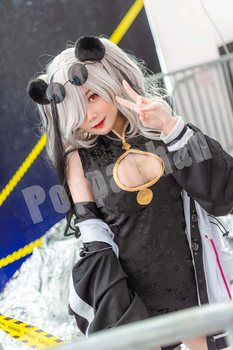 PoppaChan – Rem maid Cosplay-第1张