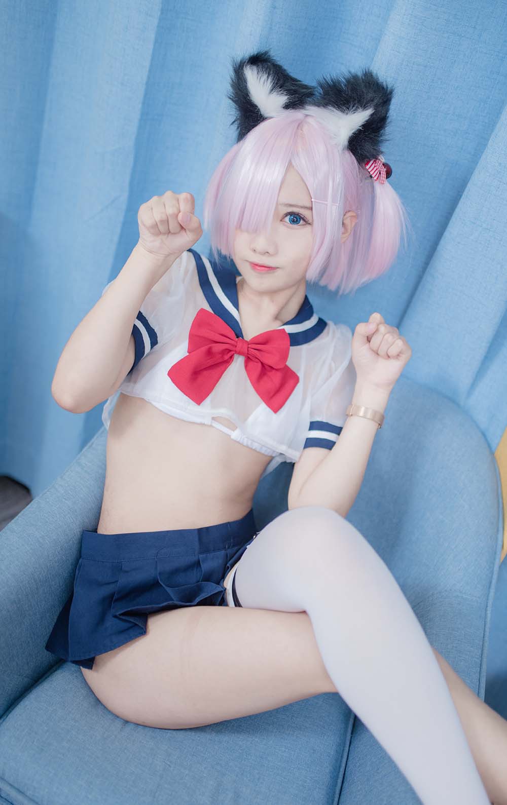 羽天shine – 猫耳妹妹 Cosplay-第1张