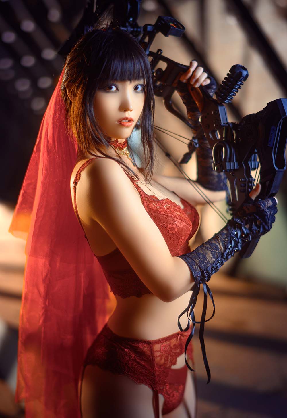 汪知子 – 废墟新娘 Cosplay-第1张
