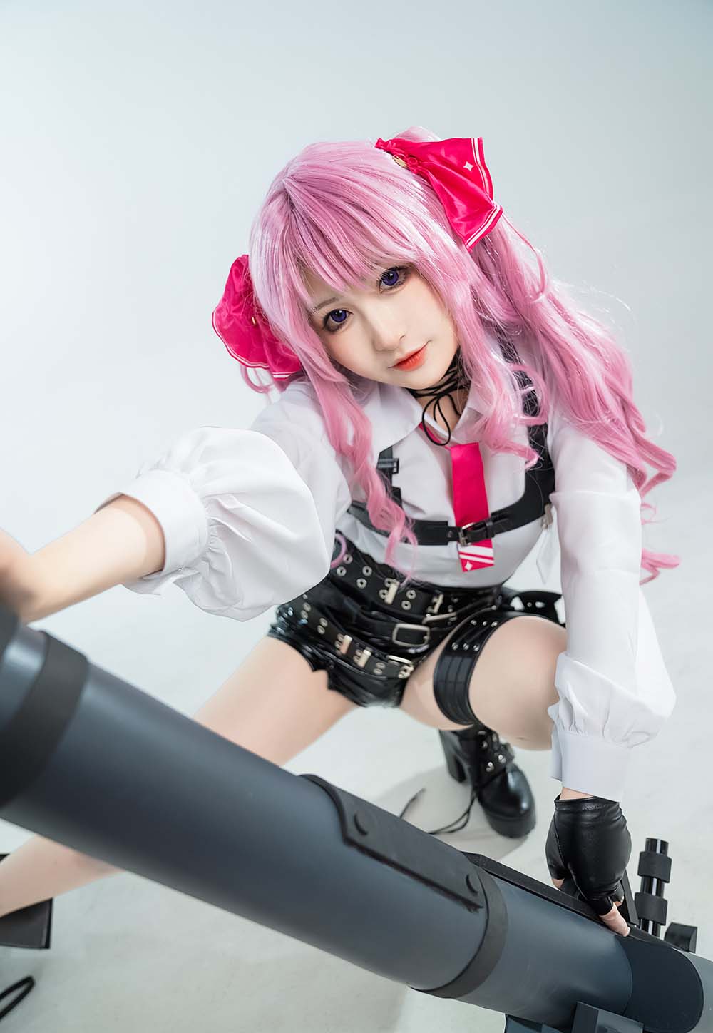 喵喵的喵吖 – nikke胜利女神 绫 Cosplay-第2张