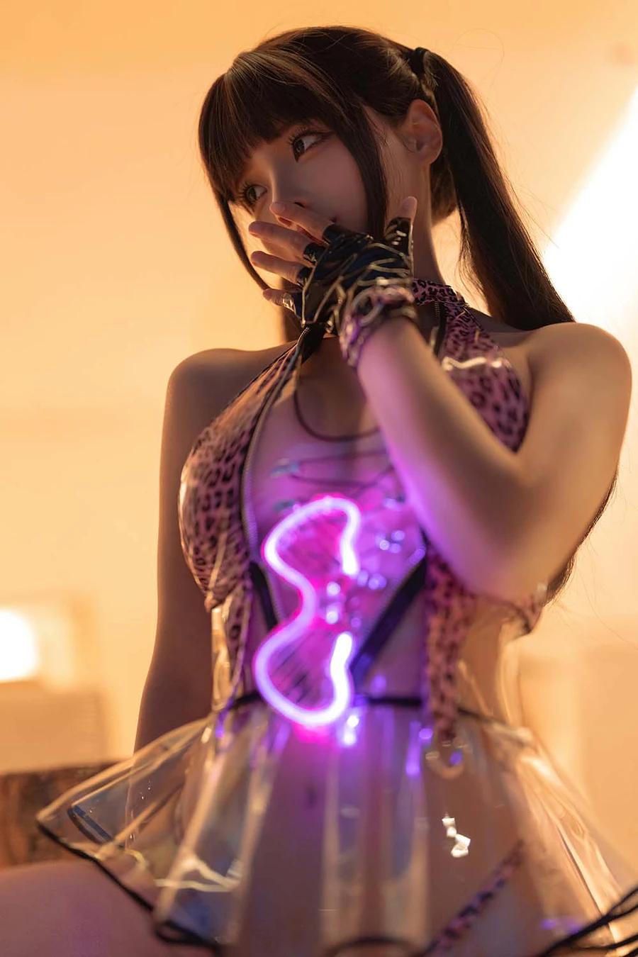 蠢沫沫 – 透明泳裙 Cosplay-第1张