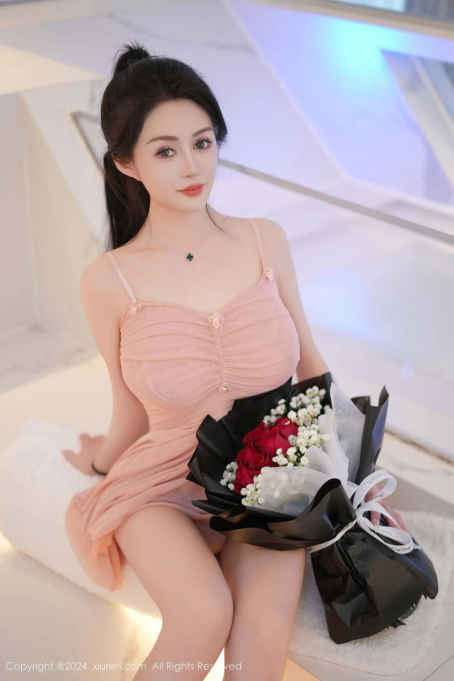 [Xiuren秀人网]2024.04.15 NO.8395 林幼一 Xiuren秀人网-第1张