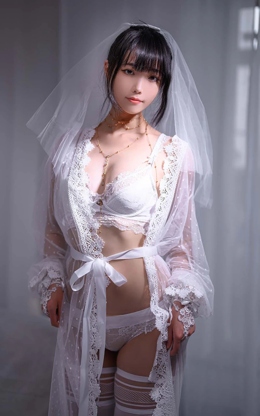 汪知子 – 婚纱 Cosplay-第1张