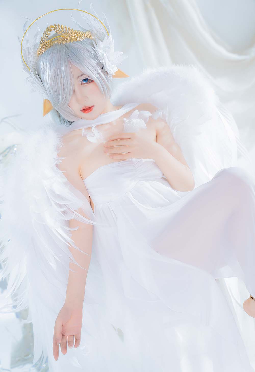 喵喵的喵吖 – 翅膀坠落 Cosplay-第1张