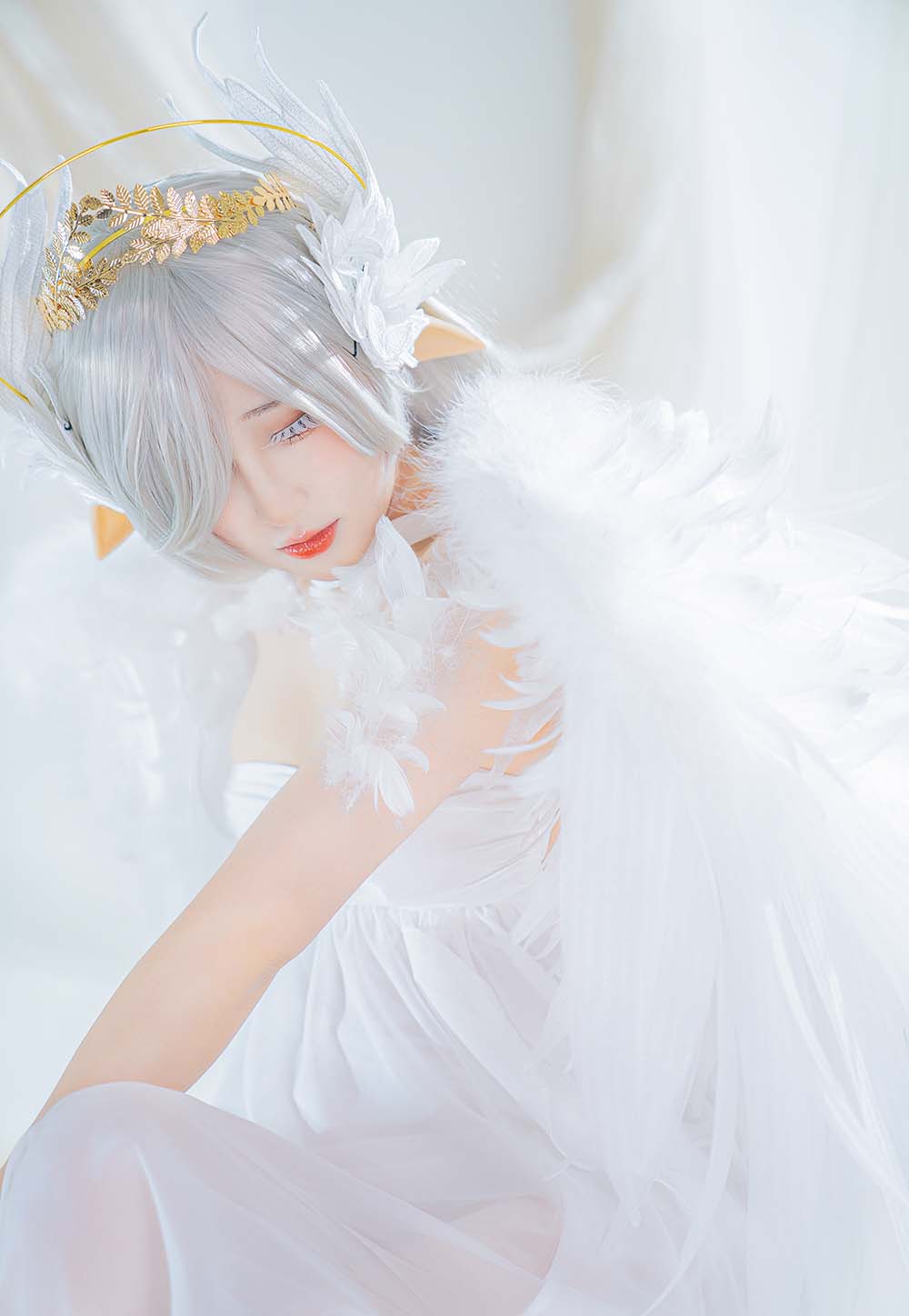 喵喵的喵吖 – 翅膀坠落 Cosplay-第2张