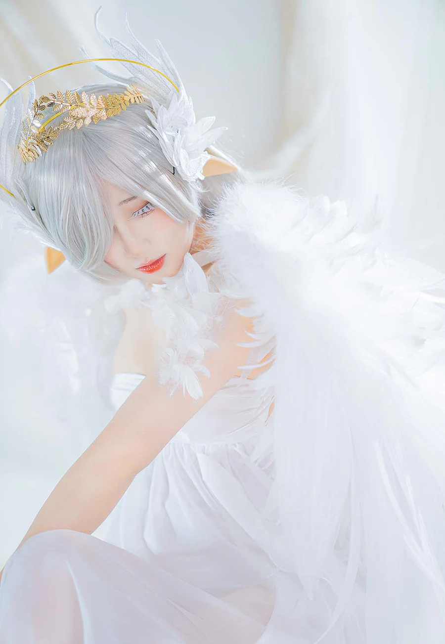 喵喵的喵吖 – 翅膀坠落 Cosplay-第2张