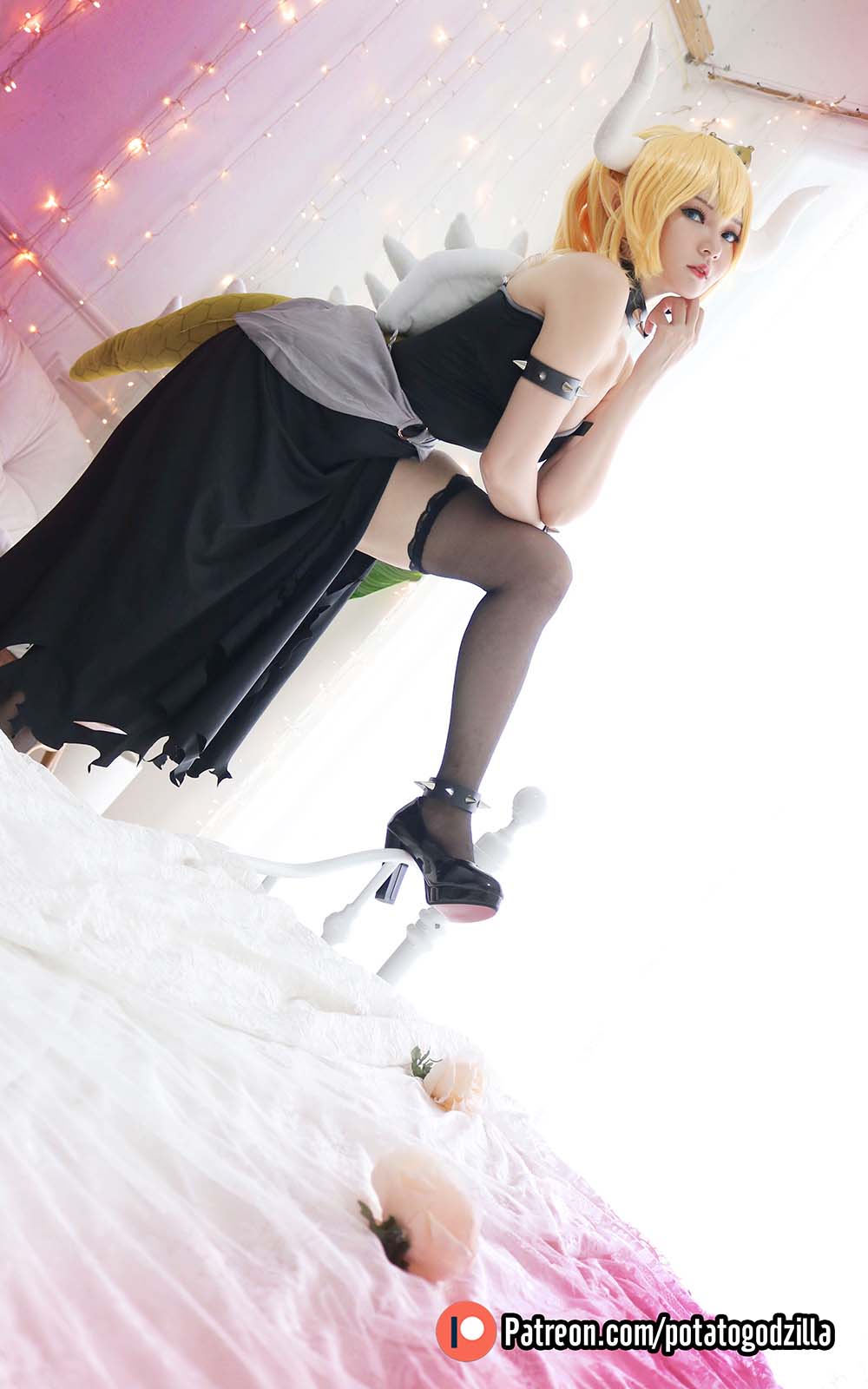 Potato Godzilla – Bowsette Cosplay-第1张