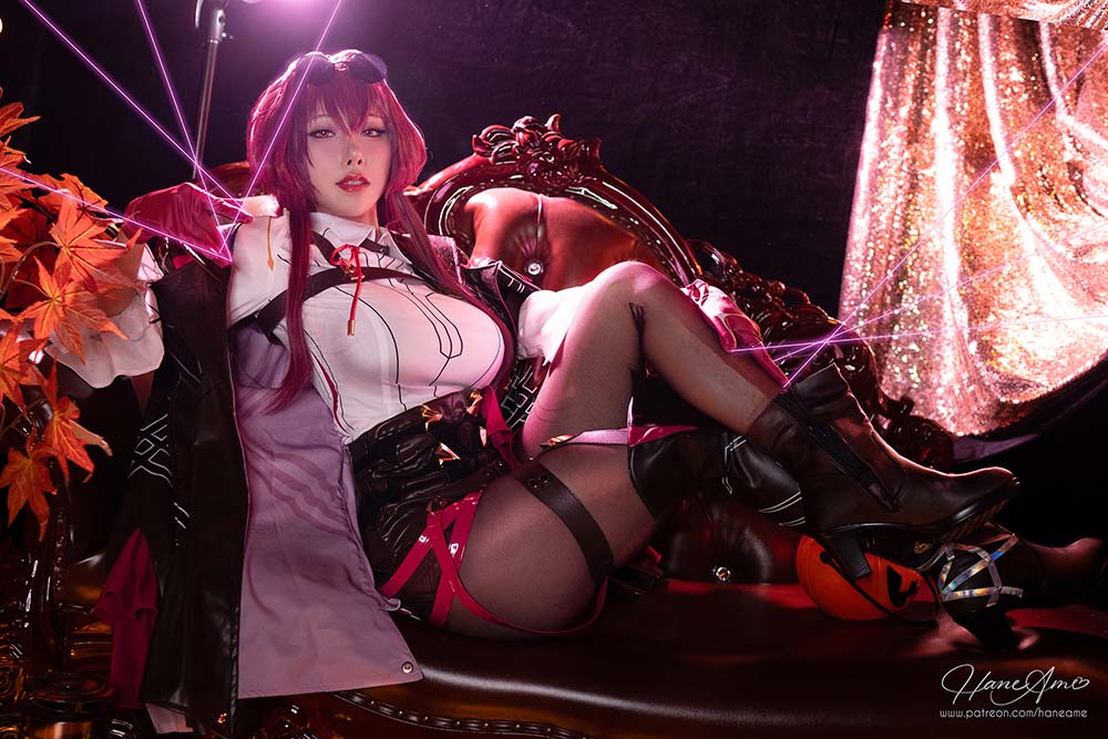 Hane Ame 雨波写真 – Star Rail Kafka 卡夫卡萬聖節 Cosplay-第2张