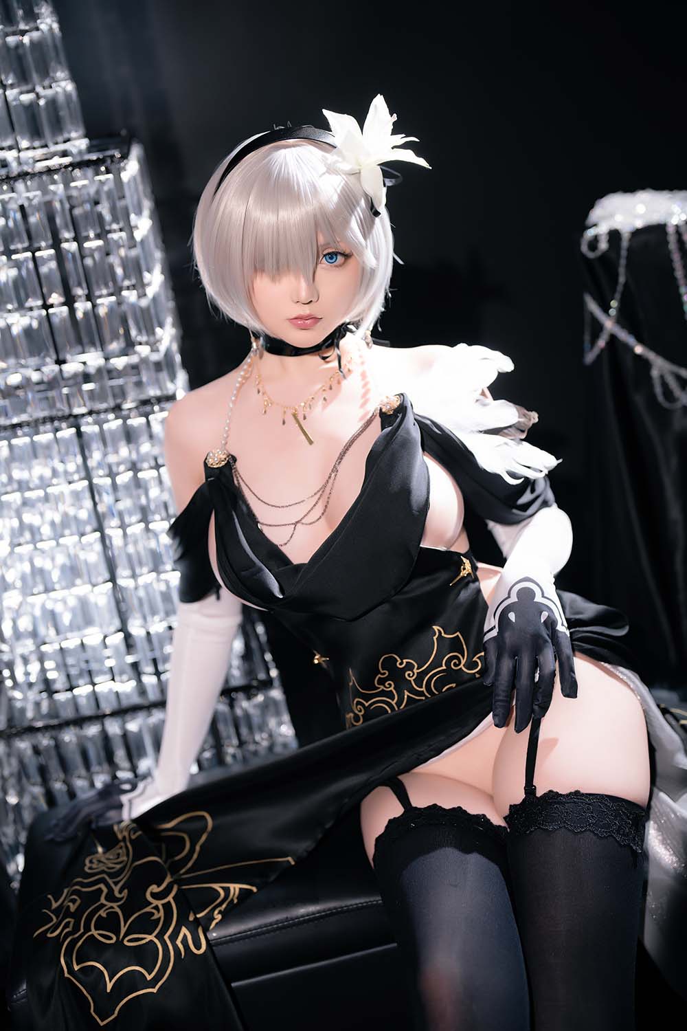 星之迟迟 – 尼尔-2B同人礼服 Cosplay-第1张
